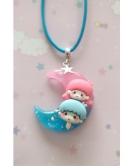 collier lune little twin stars collier lune little twin stars