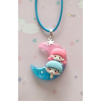 collier lune little twin stars
