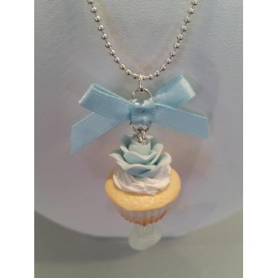 Cupcake rose bleu lolita