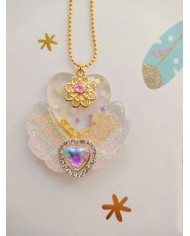 Collier coeur ailé