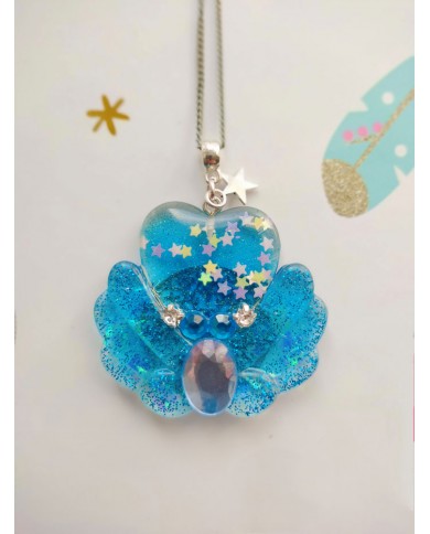 Collier coeur ailé Collier coeur ailé