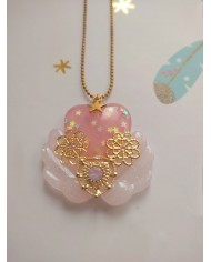 Collier coeur ailé