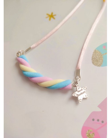 Collier bonbon guimauve Collier bonbon guimauve