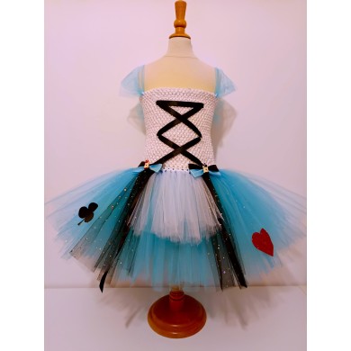 Robe tutu Alice aux pays des Merveilles
