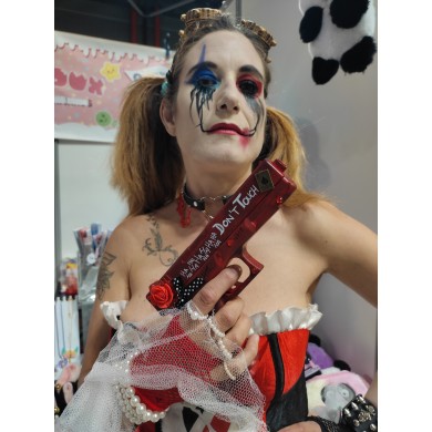 custom gun harley quinn
