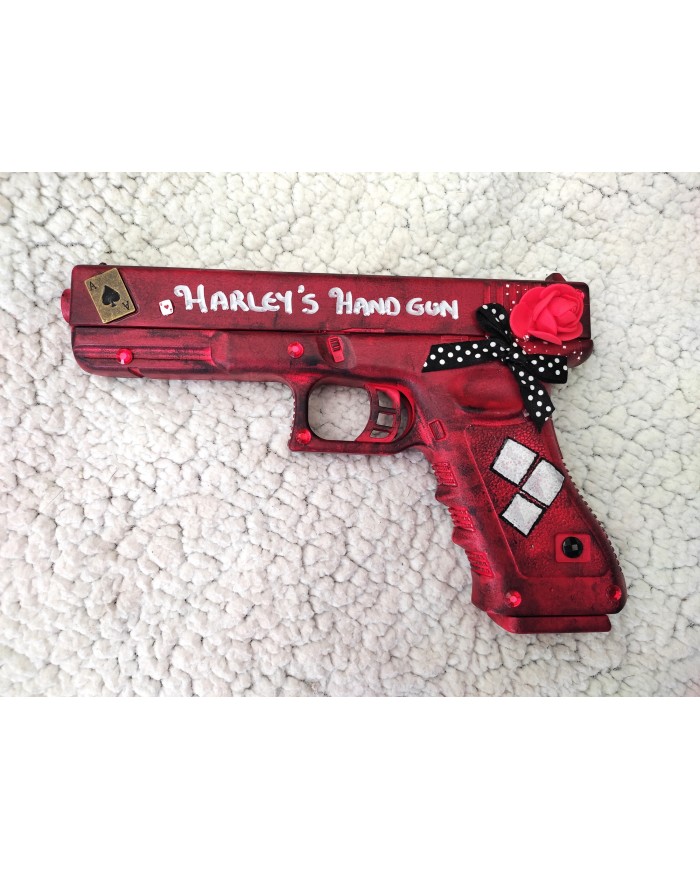 custom gun harley quinn